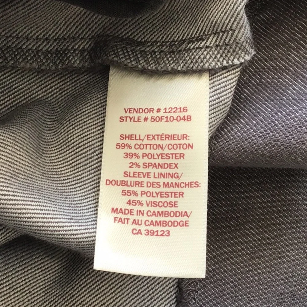 Northern Reflections Jean Style Tailored Dress / Casual Jacket Blazer Size M - Picture 15 of 16